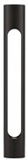 Stalp LED mic pentru exterior design modern IP65 Ellery negru H-60cm