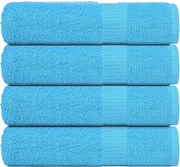 vidaXL Prosoape de mâini, FROGN, 4 buc., turcoaz, 50x100 cm, 360 g/m²