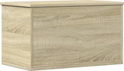 vidaXL Cutie de depozitare, stejar sonoma, 60x35x35 cm, lemn prelucrat
