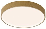 Plafoniera LED CCT, dimabila, diametru 38cm, lemn, CUMBUCO II MA-8837
