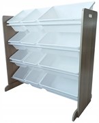 Organizator de jucării pentru copii XXL în alb