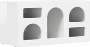 vidaXL Cabinet TV Alb lucios 80 x 35 x 40 cm Lemn compozit