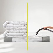 Cutie de depozitare sub pat, din plastic cu vacuum 105x45x15 cm – Homéa