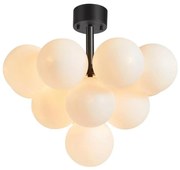 Markslöjd 107913 - Lustru aplicat MERLOT, 13 x soclu G9, 20 W / 230 V, Ø 56 cm, alb/negru