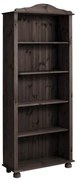 Bibliotecă maro din lemn de pin 70x181 cm Ella – Støraa