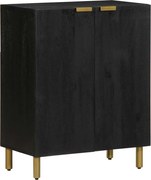 vidaXL Dulap, negru, 60x33x75 cm, lemn prelucrat