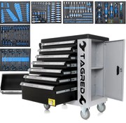 Cărucior de atelier cu scule, 251 piese TA212