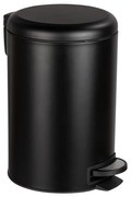WENKO 54913100 - Coș de gunoi LEMAN, 25x38 cm, negru