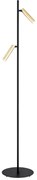 Lampadar, lampa de podea design modern TORRE negru, alama