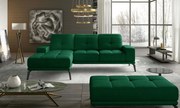 Coltar cu tetiere reglabile Torrense pe stanga + taburet Kronos 19