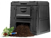 Composter electronic 470L, cu piedestal, negru