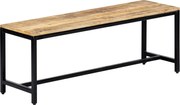vidaXL Bancă de bucătărie, 120 cm, lemn masiv de mango nefinisat