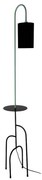 Lampadar RAVELLO 1xE14/40W/230V negru/turcoaz