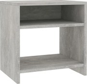 vidaXL Noptieră, gri beton, 40x30x40 cm, lemn prelucrat