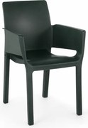 Scaun bucatarie pentru gradina HARTMAN EVELYN, verde inchis