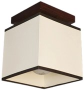 Plafoniera rustica fabricata manual din lemn Lido