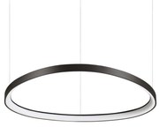 Lustra LED suspendata design circular Gemini sp d081 dali/push negru