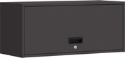 vidaXL Dulap de perete pentru garaj Negru 80 x 33 x 35 cm