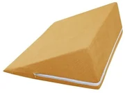 Bellatex Perna pentru cap în formă de pană,muștar, 80 x 50 x 20 cm