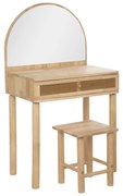 Masa de toaleta pentru fetite CAMPAGNE cu oglinda si taburet