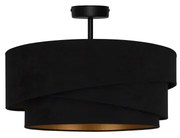 Lustră aplicată Duolla KOBO 1xE27/15W/230V d. 45 cm negru