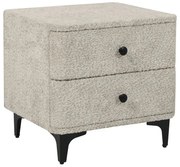 Noptiera ART DECO greige boucle