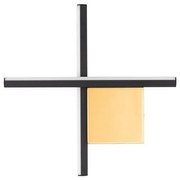 Aplica de perete cu lumina ambientala LED Cross 30cm