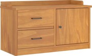 vidaXL Bancă pentru hol „SANDNES” 87x40x50 cm din lemn masiv de pin
