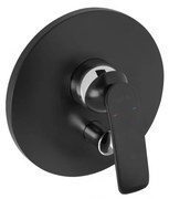 Baterie incastrata neagra cada Kludi Balance monocomanda