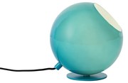 Lampă de masă retro albastră cu sticlă - Mabel