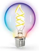 Bec LED RGBW Aigostar FILAMENT G80 E27/4,9W/230V 2700K