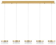 Lustra cu 5 pendule LED design modern Bion
