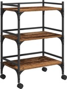 vidaXL Troler de Bucătărie Lemn Vechi 50 x 35 x 75.5 cm Lemn compozit