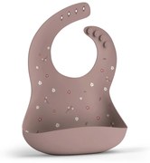 Baveta din silicon cu buzunar, ajustabila, Peony