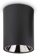 Spot LED aplicat modern Nitro pl round d09 NERO