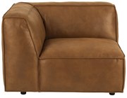 Modul pentru canapea maro coniac (colț stânga) Fairfield Kentucky – Bonami Selection