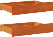 vidaXL Sertare de pat 2 buc. 85x55x17 cm maro ceruit lemn masiv de pin