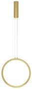 Pendul LED dimabil design modern Change auriu 39,5cm