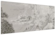 Tablou - Peisaj chinezesc (120x50 cm)