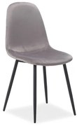 Scaun de sufragerie Fannie (Gri + Negru). 1050171