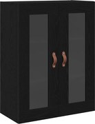 vidaXL Dulap de perete Stejar Negru 69,5 x 34 x 90 cm Lemn compozit