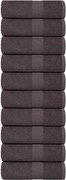vidaXL Prosoape de oaspeți, FROGN, 10 buc., antracit, 30x50 cm, 360 g/m²