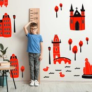 Autocolante de perete - Praga I.