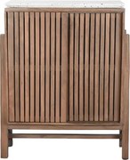 Comoda din lemn de acacia si marmura " Terrazo "
