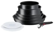 Set de vase de gătit Tefal 8 buc. INGENIO BLACK STONE