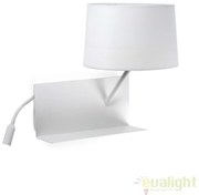 Aplica de perete / Lampa cu reader LED HANDY dormitor dreapta 28414