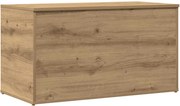 vidaXL Cufăr depozitare, stejar artizanal, 84x42x46 cm, lemn prelucrat