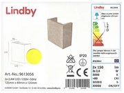 Aplică LED YVA 2xLED/2,4W/230V Lindby