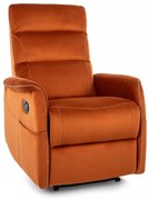Scaun de masaj Vinci Velvet, portocaliu