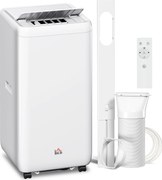 HOMCOM Aparat portabil de aer condiţionat, dezumidificator, ventilator | Aosom Romania